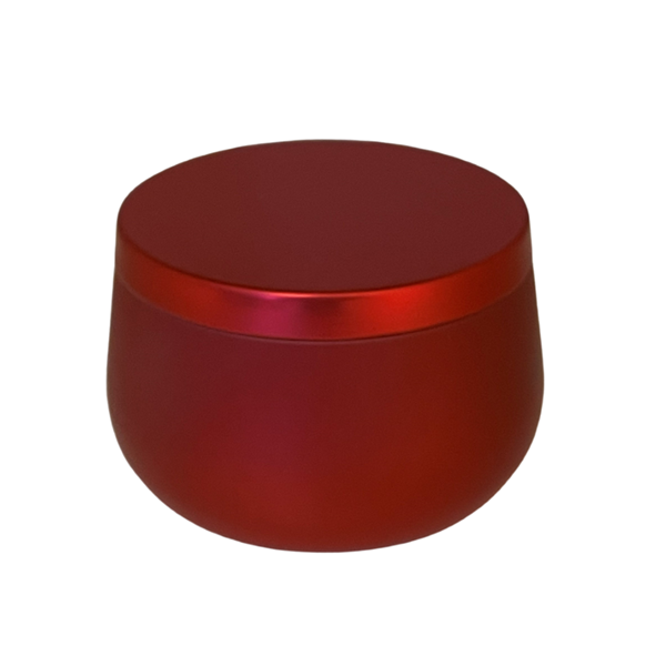 Luxury Vessels - Beautiful Two Piece 8 oz Seamless Red Tins - sold in – CJ  Candle Supply